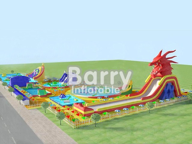Water Park Business Plan ,Inflatable Amusement Park Design Project BY-AWP-105
